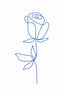 One Line Flower