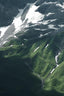 Abstract Mountain Scenery In The Alps