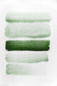 Aquarelle Meets Pencil  Forest Green Stripes