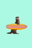 Surfing Otter