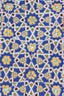 Yellow and blue tiles